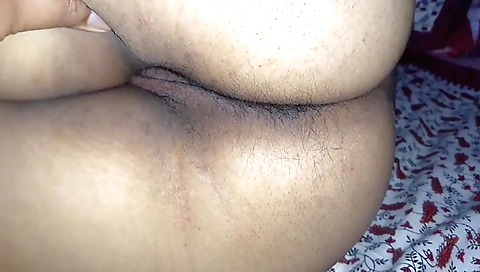Indian hairy chick fucked in the shower by a horny stepson