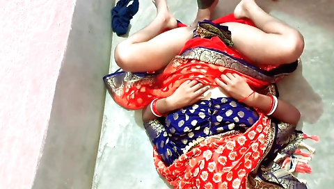 Indian hottie in a sexy outfit gets fucked hard by her boss