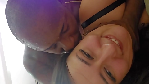 Tattooed teen gets her pussy fucked by an older man
