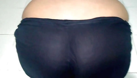 Busty amateur blonde with large tits enjoys masturbation