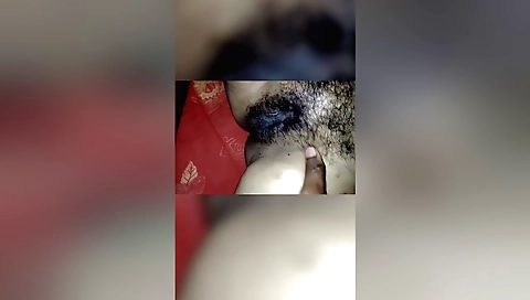 Amateur fetish hussy with hairy bush gives blowjob