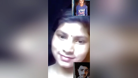 Indian chick 20+ years old gives naked webcam video