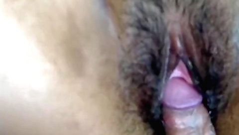 Indian babe 18+ gets her boyfriend's hairy dick viewed