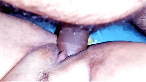 Indian wife with big natural tits fucked by a fat man