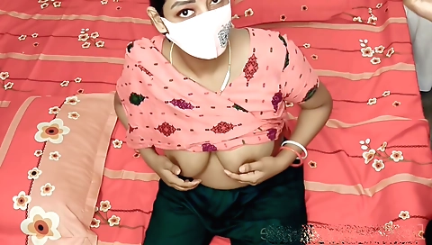 Indian housewife milf sucking a big dick and getting fucked