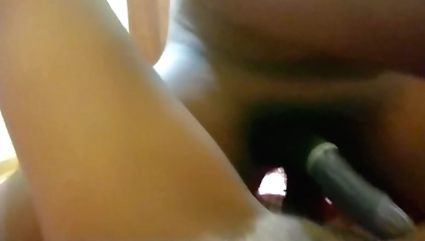Indian wife is getting her husband off in her boss's office