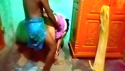 Indian woman gets fucked in webcam with a black dress