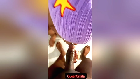 Indian amateur porn with hot girl fucking big black cock