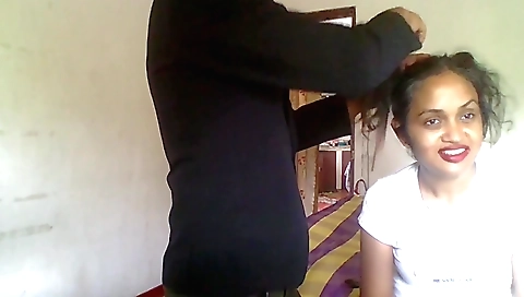 Indian brunette harly queen fucked behind the scenes