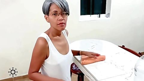 Indian milf fucks her stepbrother with her big cock