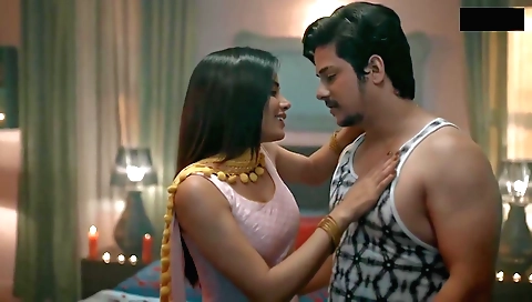 Indian darling enjoys her first ass fucking in her bed
