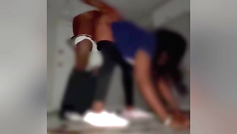 A brunette with a big ass is going to make her husband cum