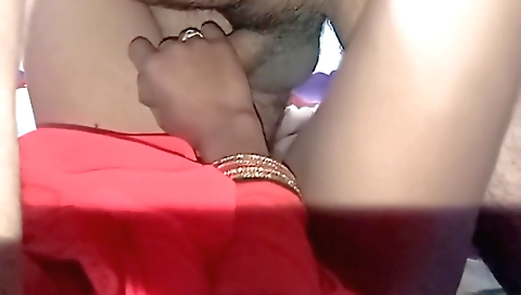 Amateur Indian girl with hairy pussy is getting fucked